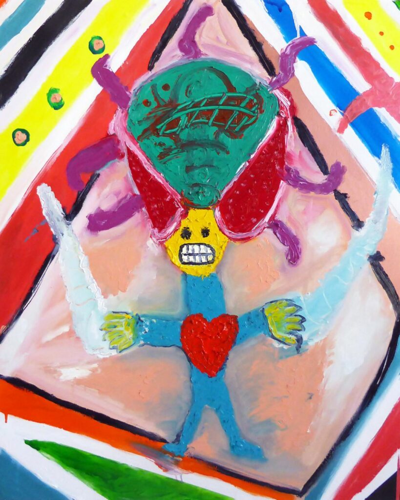 André Fortino, cocotableau, peinture