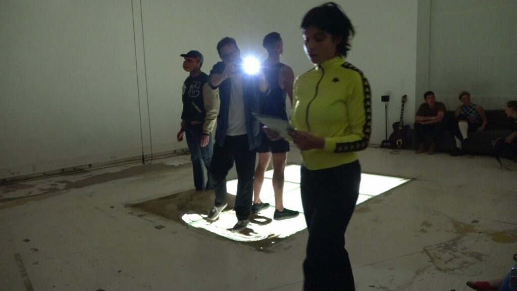 André Fortino, nos souffles, performance