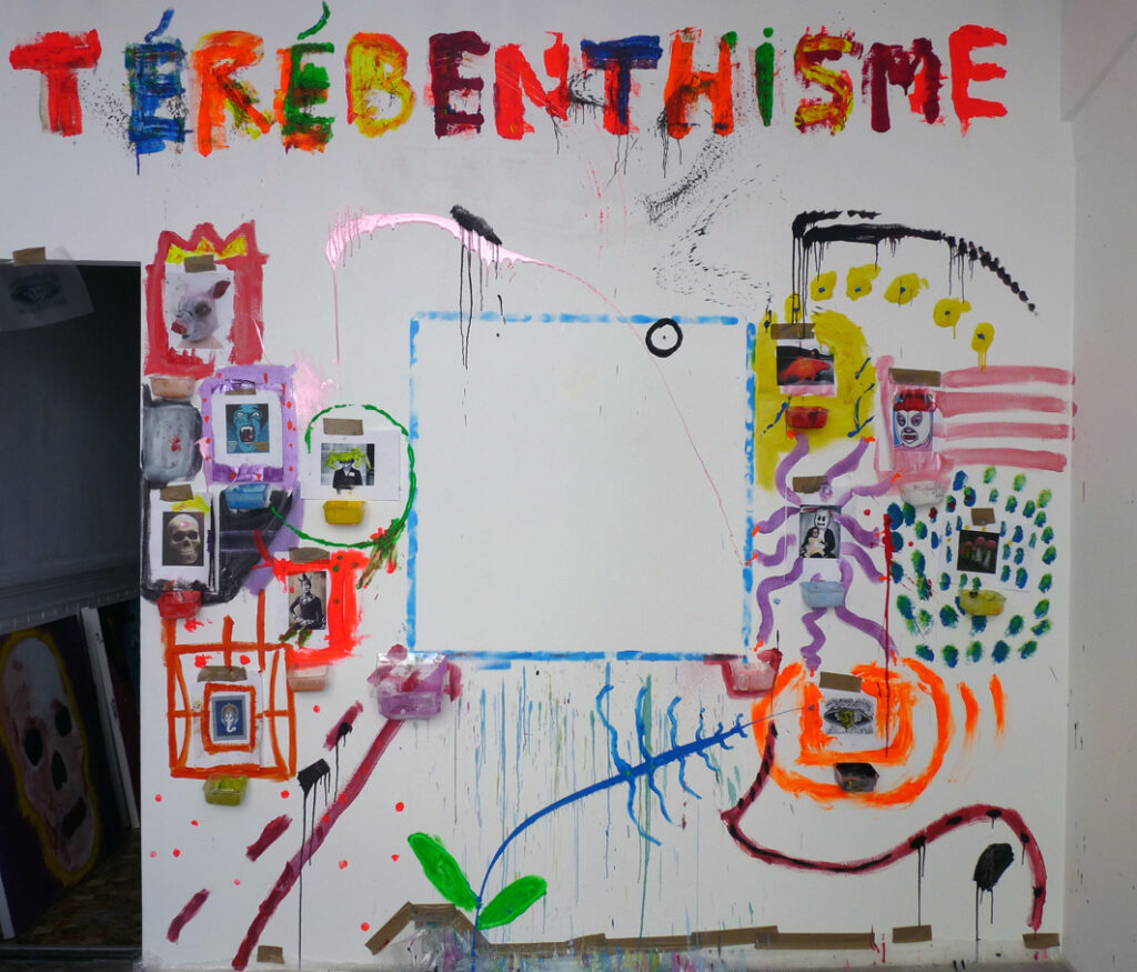 André Fortino, térébenthisme, peinture