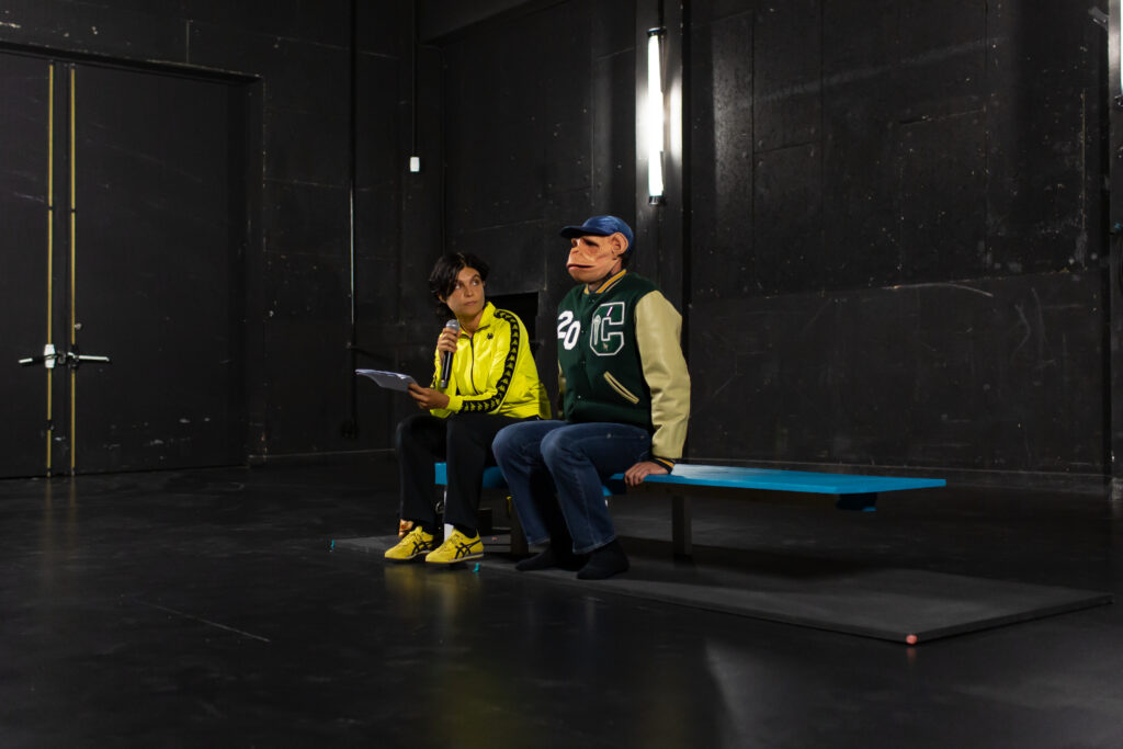 Lou Villapadierna & André Fortino, Les enfants ont les dents diagonales, performance