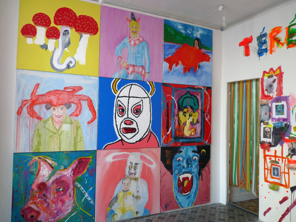 André Fortino, térébenthisme, peinture